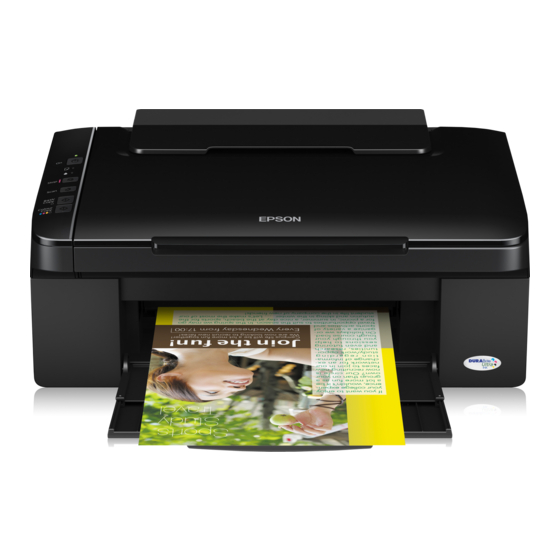 Epson Stylus TX110 Manual De Usario
