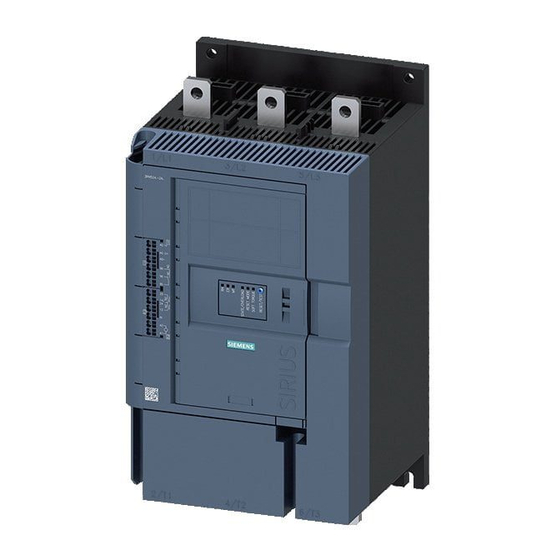 Siemens SIRIUS 3RW52 Manual De Producto