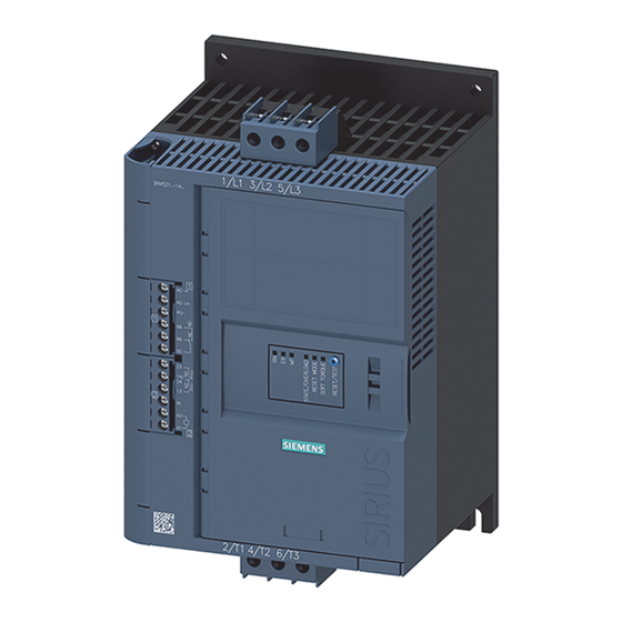 Siemens SIRIUS 3RW52 Guia De Inicio Rapido
