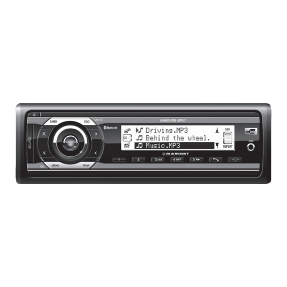 Blaupunkt Hamburg MP57 Instrucciones De Instalación