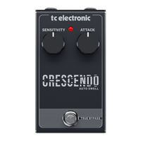 Tc Electronic CRESCENDO AUTO SWELL Guia De Inicio Rapido