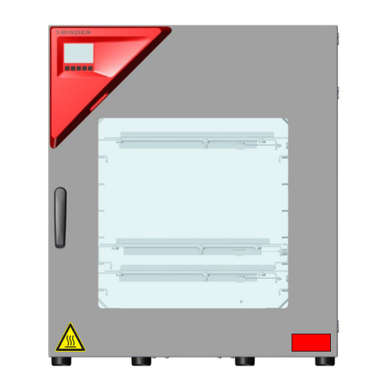 Binder VD 23 Manual De Funcionamiento