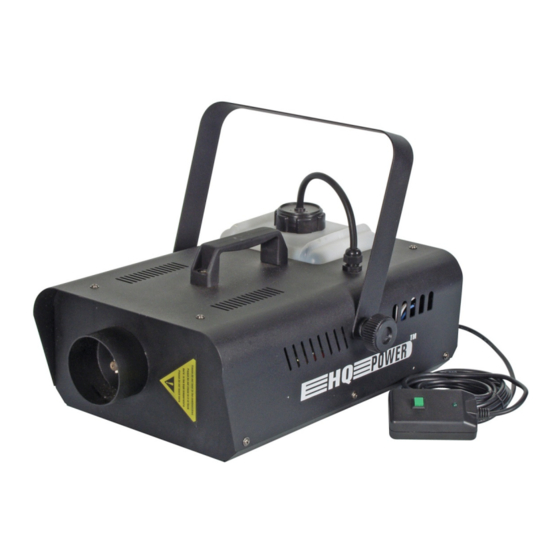 HQ-Power VDL1200SM Manual De Instrucciones