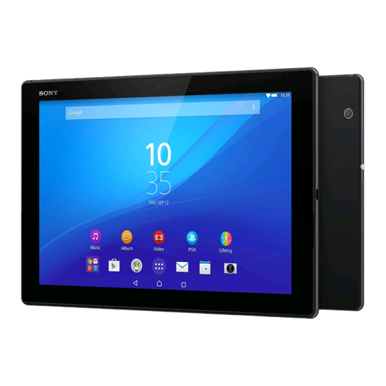 Sony Xperia Z4 Guia Del Usuario