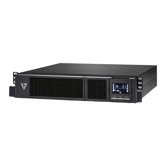 V7 3000VA RACK MOUNT 2U Manuales