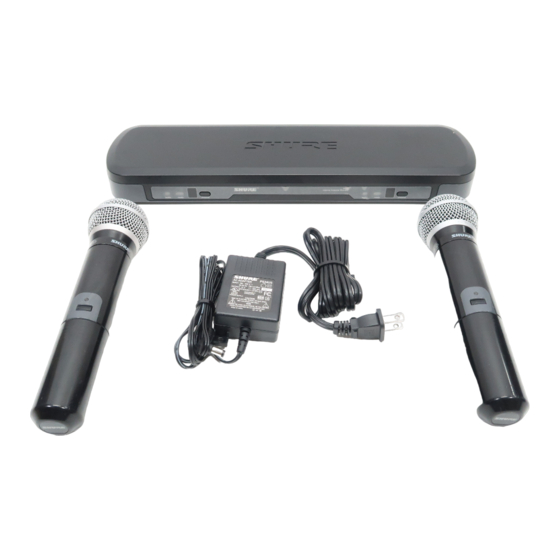 Shure Performance gear Manual Del Usuario