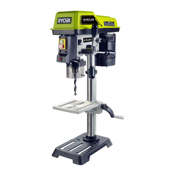 Ryobi RDP102L Manual De Utilización