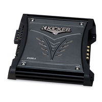 Kicker ZX.4 Serie Manual Del Propietário