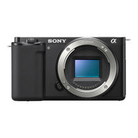 Sony ZV-E10 Guia De Ayuda