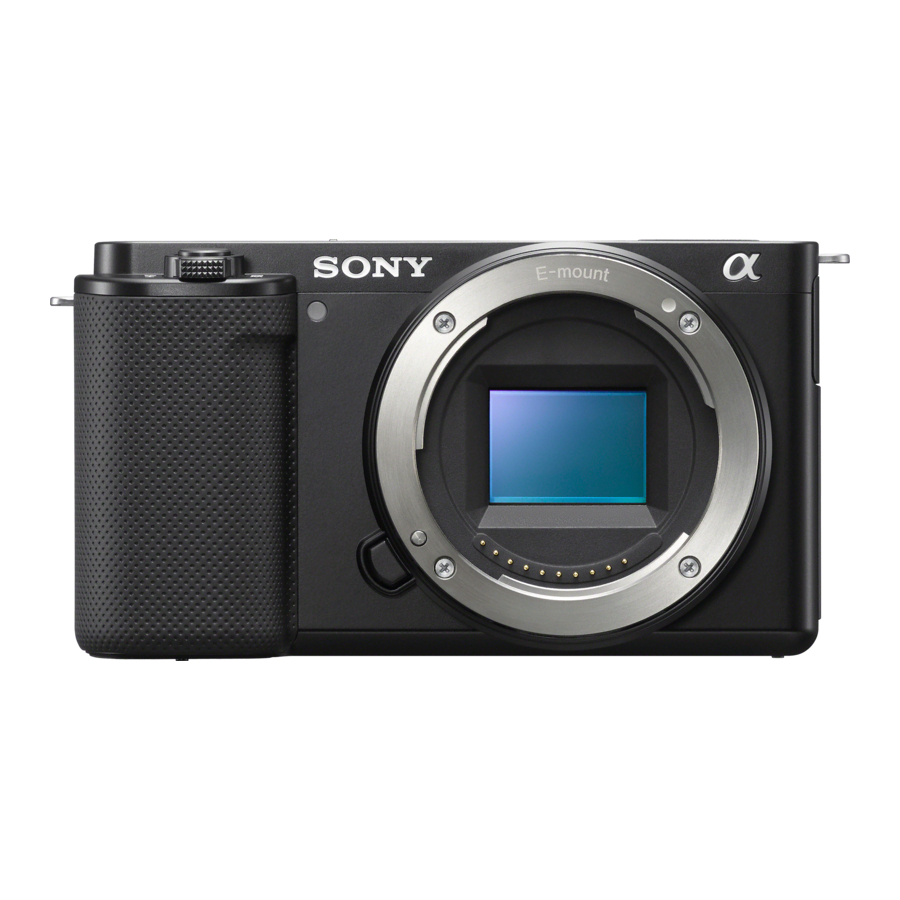 Sony ZV-E10 Guia De Ayuda