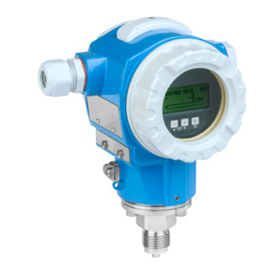 Endress+Hauser cerabar S Instrucciones De Funcionamiento