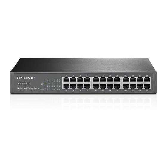 TP-Link TL-SF1024 V1 Manuales