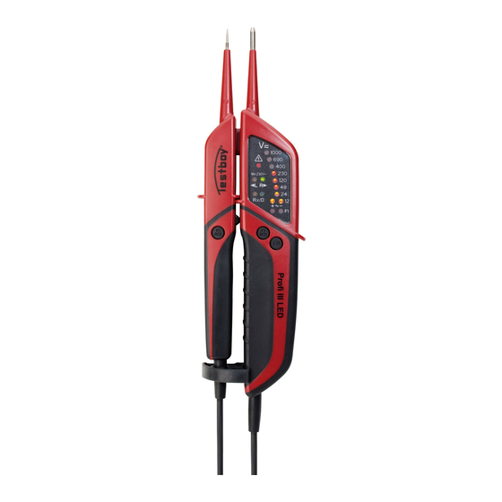 Testboy Profi III LED Manual De Instrucciones