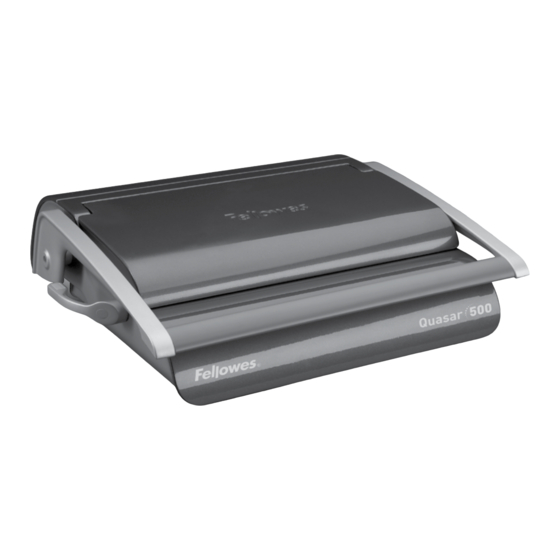 Fellowes Quasar 500 Manual Del Usuario