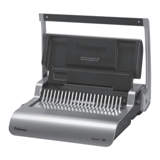 Fellowes Quasar+ 500 Manual Del Usuario