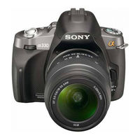 Sony DSLR-A330 Guia De Inicio Rapido