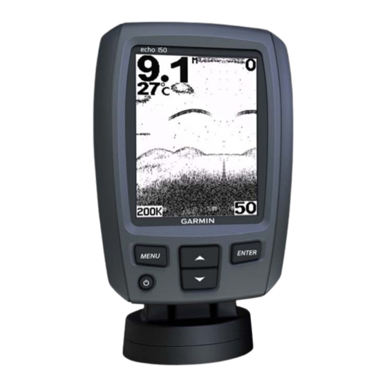 Garmin echo 100 Manual Del Usuario
