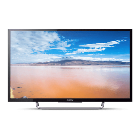 Sony BRAVIA KDL-48W700C Guía De Inicio