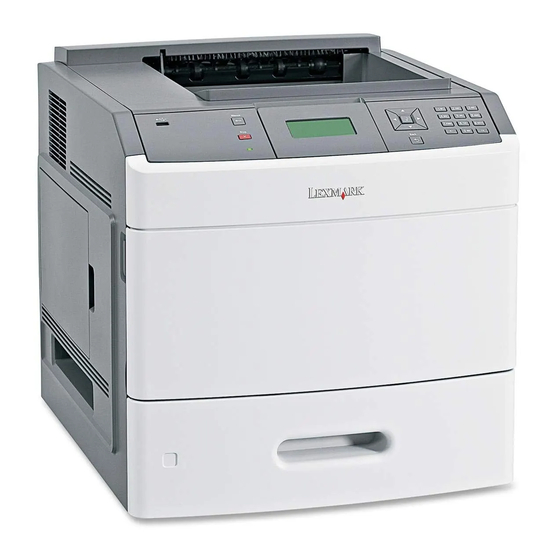 Lexmark T650 Guia Del Usuario