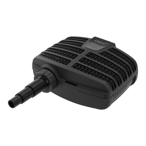 Oase AquaMax Eco Classic 2500E Puesta En Marcha