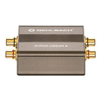 Oehlbach Performance AUDIO LINEAR 8 Manual Del Usuario