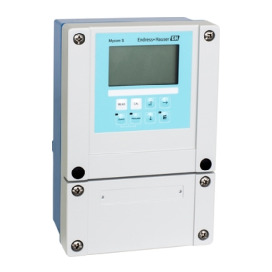 Endress+Hauser Mycom S CPM153 Instrucciones De Funcionamiento