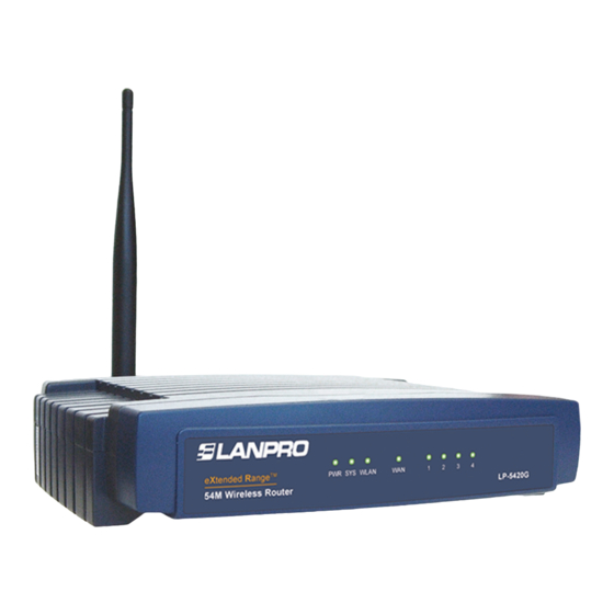 Lanpro LP-5420G Manual De Instrucciones