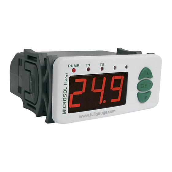 Full Gauge Controls MICROSOL II PLUS Manual De Instrucciones