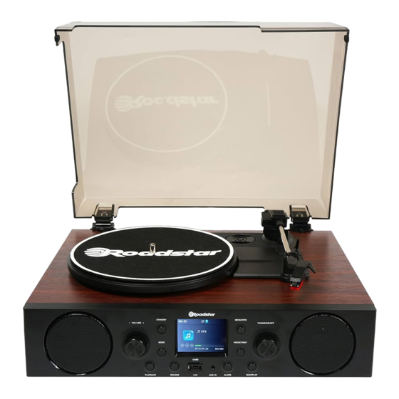 Roadstar TTR-8850ED+BT Manual De Instrucciones