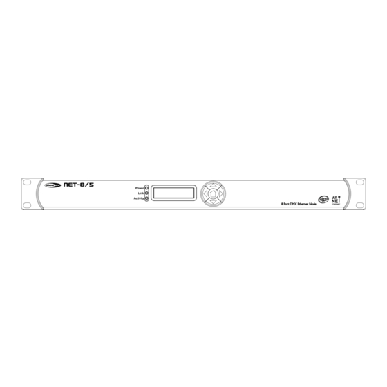 SHOWTEC Net-8/5 Manual