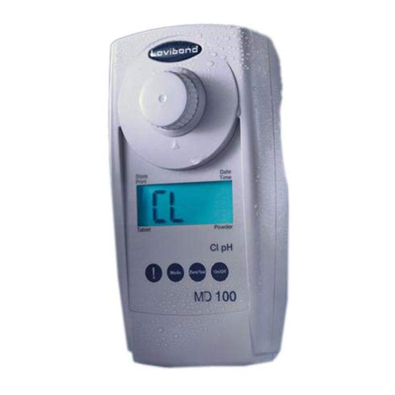 Tintometer Lovibond MD100 Manual De Instrucciones