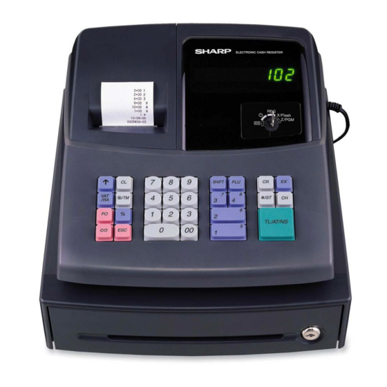 Sharp XE-A106 Guía Para Instalación Rápida