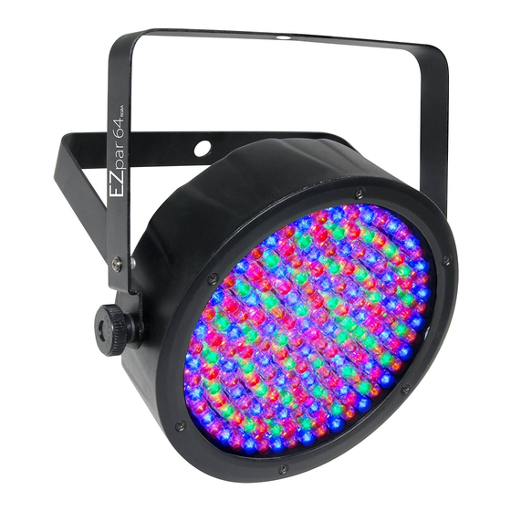 Chauvet DJ SlimPAR 64 RGBA Guía De Referencia Rápida