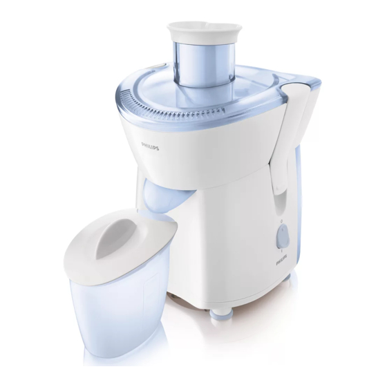 Philips Comfort HR1821 Manual Del Usuario