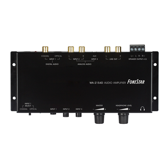 FONESTAR WA-2154D Manual De Instrucciones