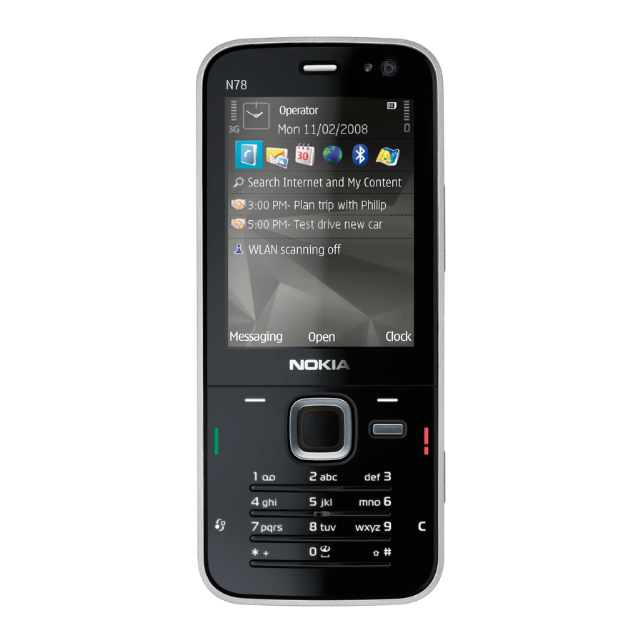 Nokia N78 Manual Del Usuario