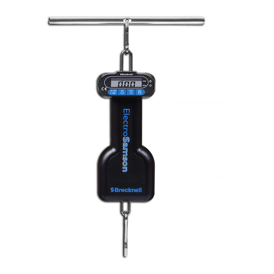 Brecknell ELECTROSAMSON Manual De Instrucciones