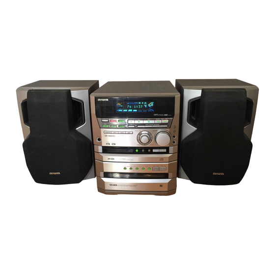Aiwa XR-H66MD Manual De Instrucciones