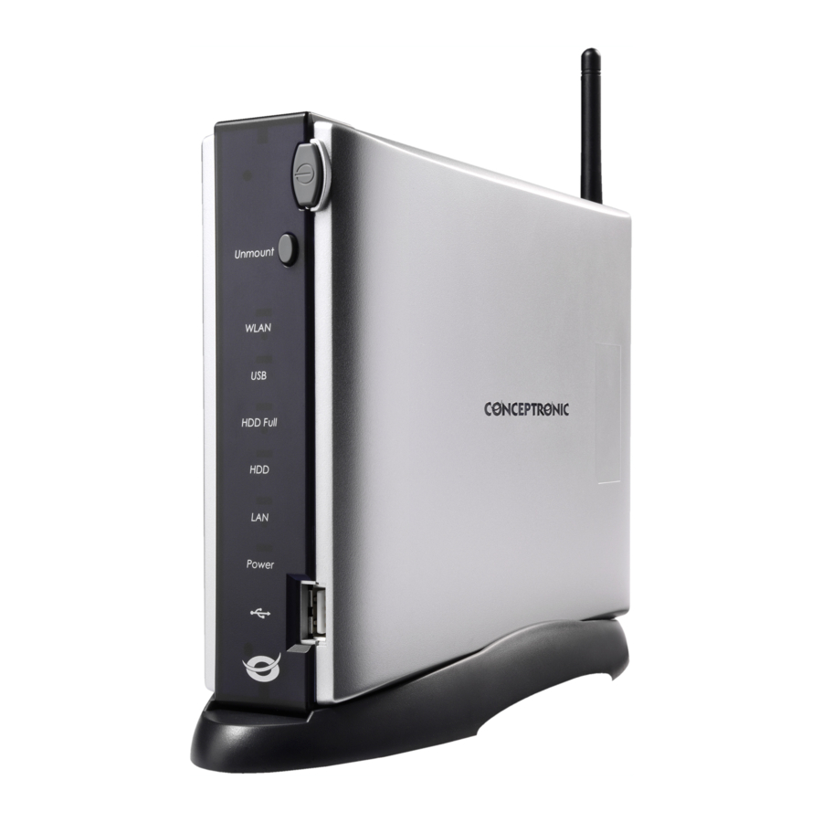 Conceptronic CH3WNAS Instrucciones