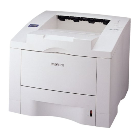 Samsung ML-1450 Manual Del Usuario