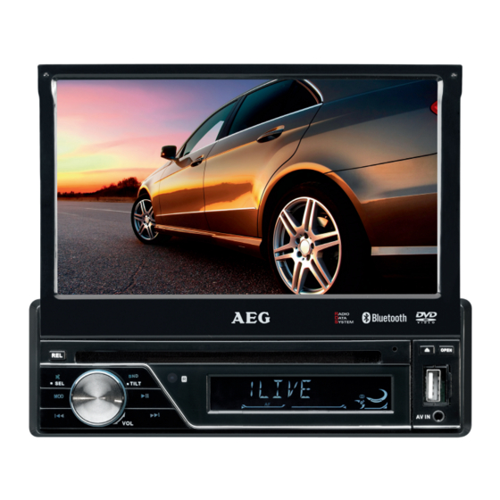 AEG AR 4026 DVD Instrucciones De Servicio