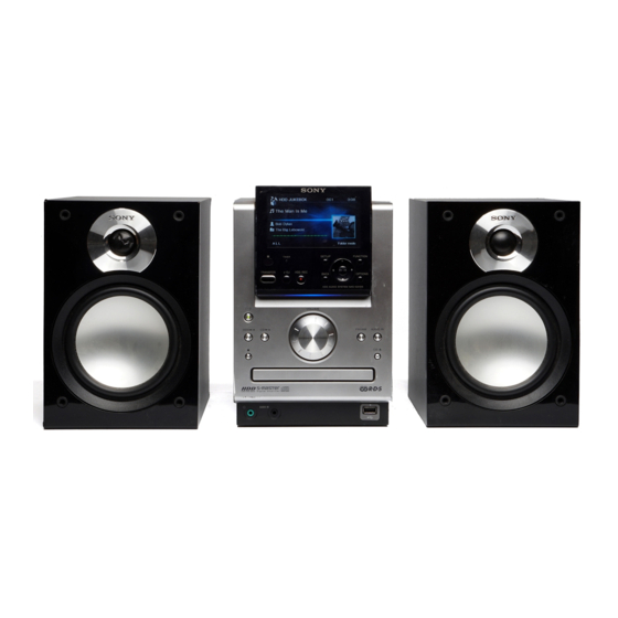 Sony GIGA JUKE NAS-50HDE Manual De Instrucciones