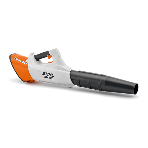 Stihl BGA 100 Manual De Instrucciones