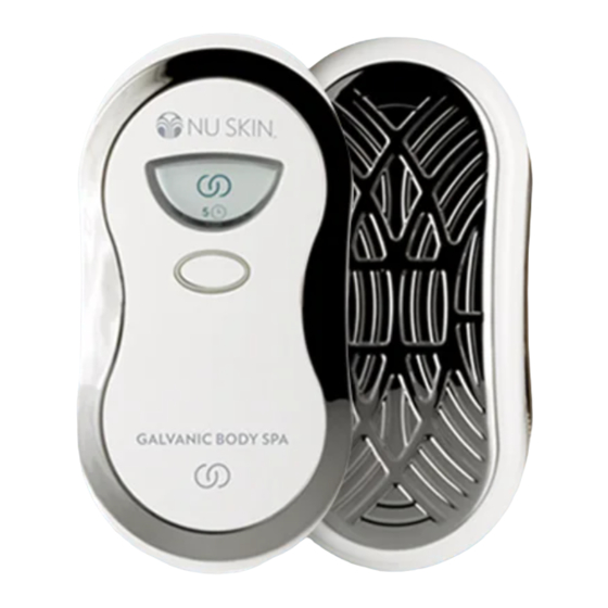 NU Skin ageLOC galvanic body spa Manual Del Usuario