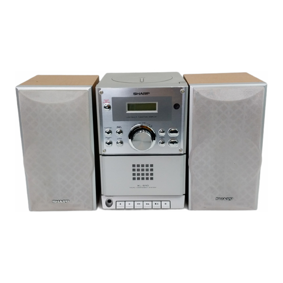 Sharp XL-S10H Manual Del Usuario