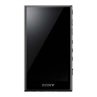 Sony NW-A106 Guia De Ayuda