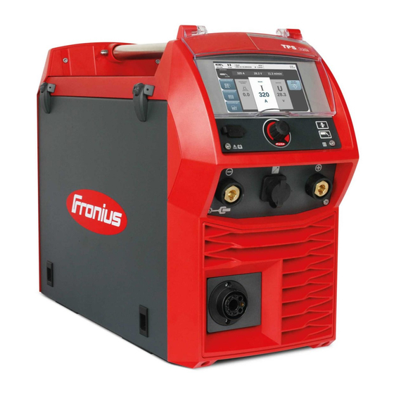 Fronius TPS 320i Manuales