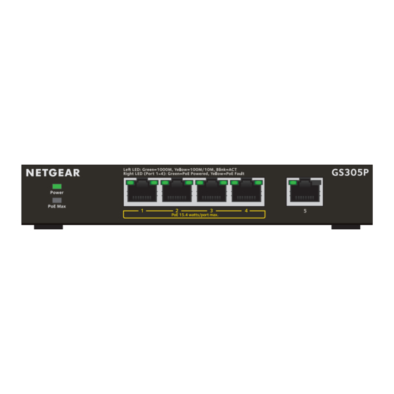 NETGEAR GS305P Guia De Instalacion
