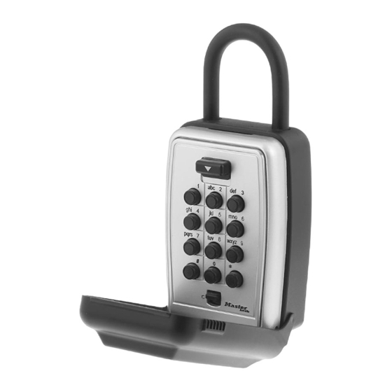 Master Lock SAFE SPACE 5422D Instrucciones De Operación