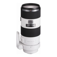 Sony SAL70200G Manual De Instrucciones